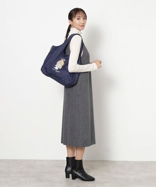 MOONBAT POLO RALPH LAUREN(ポロ ラルフローレン) ポケッタブルレインバッグ SEASON BEAR ポロベア ネイビーブルー