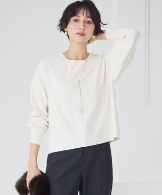 23区 L 【WEB＆一部店舗限定カラーあり/滝沢眞規子さん着用】クリスタルホットフィット ニット