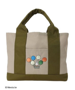 Green Parks ｍｉｆｆｙ／仕切りつきトートバッグ Khaki