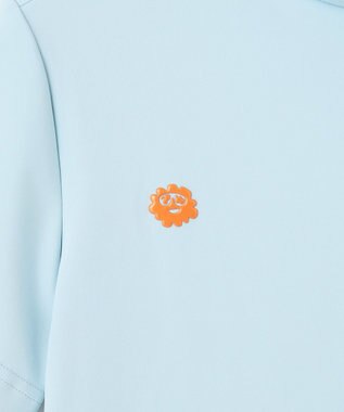 PW CIRCULUS 【UVカット / 吸水速乾 / 伸縮性抜群】【WOMEN】ポケットモック T ゴルフウェア レディース スカイブルー系