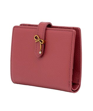 LANVIN en Bleu リュバン コンパクト二つ折り財布 ピンク