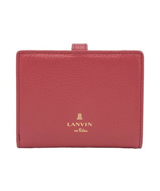 LANVIN en Bleu リュバン コンパクト二つ折り財布 ピンク