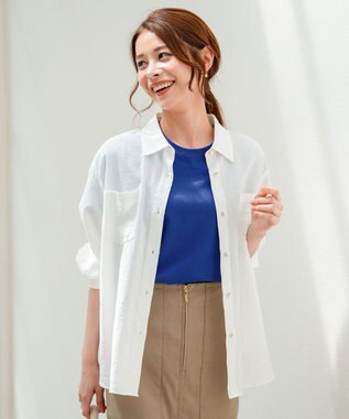 ANY SIS S シアーダブルポケット シャツ