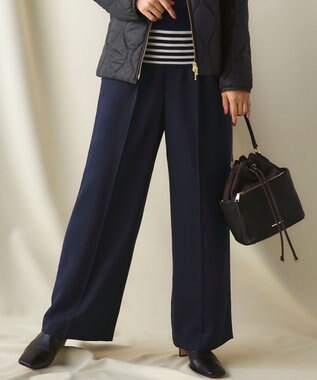 【滝沢眞規子さん着用/VERY掲載/洗える】TWビエラ タック ワイド パンツ