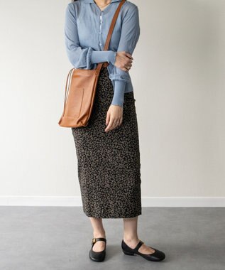 INTER-CHAUSSURES 【ANDREA CARDONE】ミディアムサイズレザートートバッグ ブラウンコンビ