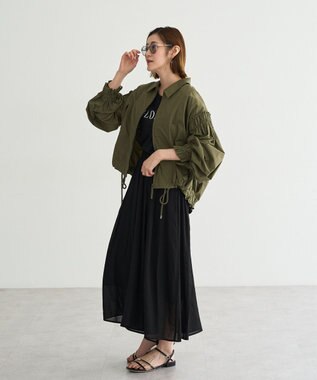 YECCA VECCA ドライタッチシアーキュロットパンツ Black