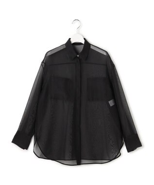 ICB 【先行予約】 ドライシアーオーガンジー シャツ ブラック