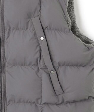 UNFILO MENS ウォーム ライトムーブ リバーシブルベスト [24年秋冬商品] グレー