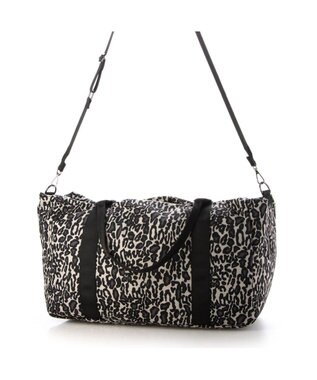 UNBILLION cachecache パッカブルナイロンボストンバッグ レオブラック