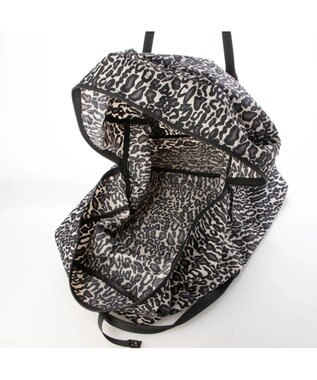 UNBILLION cachecache パッカブルナイロンボストンバッグ レオブラック