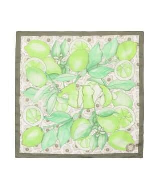 MOONBAT 【日本製】SWASH LONDON Citrus コットン スカーフハンカチ ライトグリーン