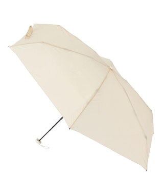 MOONBAT 【3秒でたためる傘/コンパクト】urawaza 小町(ウラワザ コマチ)  折りたたみ傘 無地 50cm ベージュ