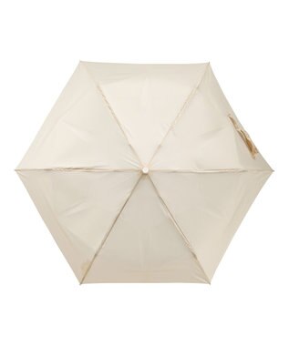 MOONBAT 【3秒でたためる傘/コンパクト】urawaza 小町(ウラワザ コマチ)  折りたたみ傘 無地 50cm ベージュ