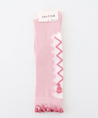 ANY KIDS ハイソックス（レースアップ風） ピンク