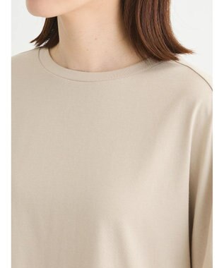 Green Parks 冷っとすずやか　バックバルーンフレンチプルオーバー Beige