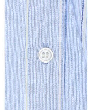 AMERICAN HOLIC 接触冷感＋ＵＶカット　ギャザースリーブブラウス Stripe Sax