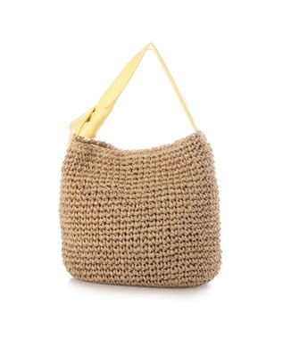 UNBILLION カシュカシュ cachecache / リボンハンドルクロッシェミニトート