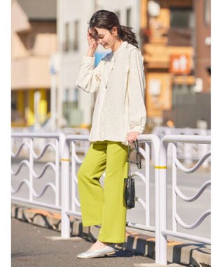 AMERICAN HOLIC サラックールタック使いブラウス Ivory