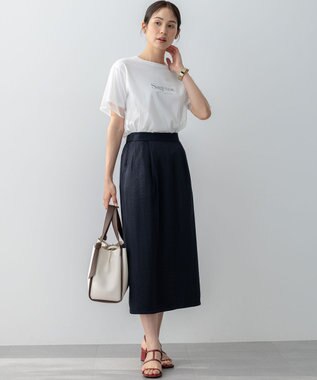 組曲 チュールロゴ Ｔシャツ アイボリー系