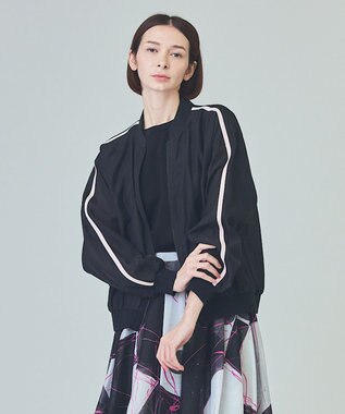 GRACE CONTINENTAL シアーラインブルゾン ブラック