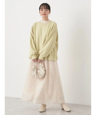 earth music&ecology フラワージャガードキャミワンピース Ivory