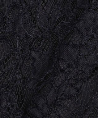 23区 【APPLAUDIR】モールラインフラワーレース ドレス ネイビー系