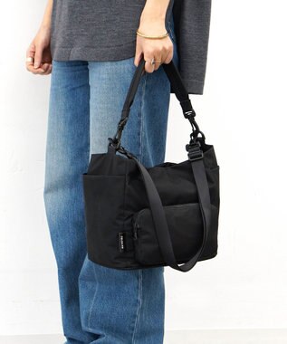 FOLNA RD ブリザテックナイロン 3WAYショルダーバッグ ブラック