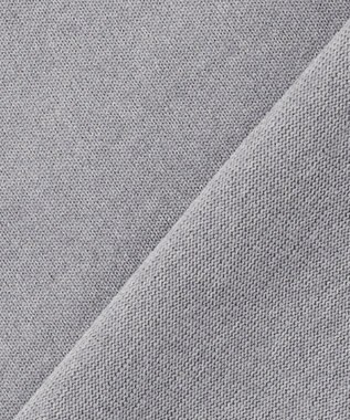 23区GOLF 【MEN】長袖ニットポロシャツ ホールガーメント ライトグレー系