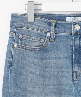 J.PRESS LADIES L 【洗える】BASIC STRETCH DENIM スキニー パンツ ダルブルー系