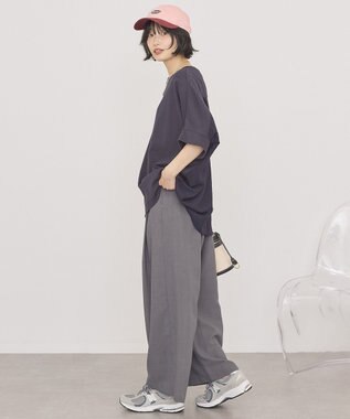 AMERICAN HOLIC 異素材コクーンプルオーバー Navy