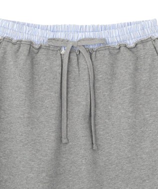 CRAFT STANDARD BOUTIQUE ダブルウェストカットソーロングスカート Gray Mixture