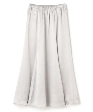 uncrave アセテートヴィンテージサテン マーメイドスカート シルバー