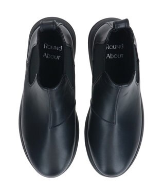 Bridget Birkin 【Round About】サイドゴアブーティスニーカー ブラック