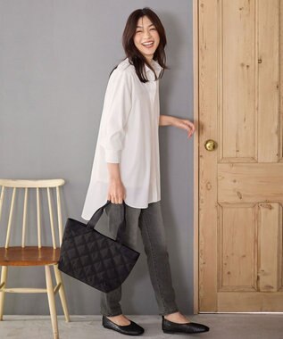 ANY L 【手洗い可能/抗菌防臭/UVカット/速乾】ロングシャツ オフ