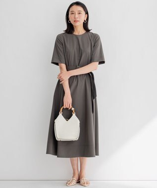 23区 【CLASSY.6月号掲載】LORISTELLA バンブーハンドル ショルダーバッグ ホワイト系