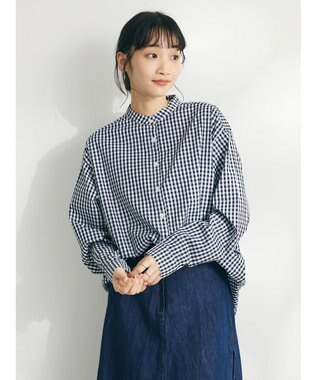 CRAFT STANDARD BOUTIQUE バックフリルシャツ Gingham Check