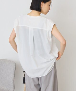 AMERICAN HOLIC 【マルチ機能】レイヤードデザインブラウス Off White