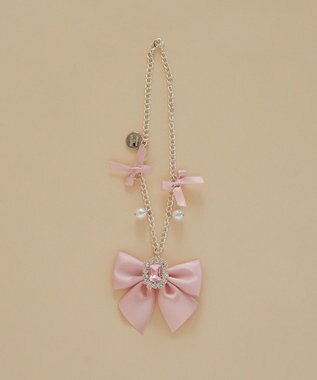 Maison de FLEUR ビジューリボンパールバッグチャーム