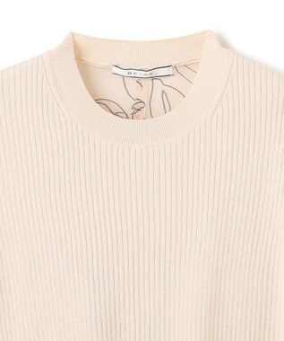 BEIGE， 【S-size】GINGKO / ドッキングニット Ecru