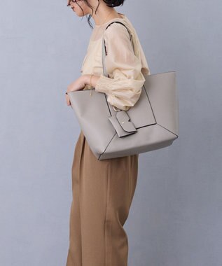 MioFIRANO DOOR I001 トートバッグ A4サイズ対応 リバーシブル LIGHT GRAY