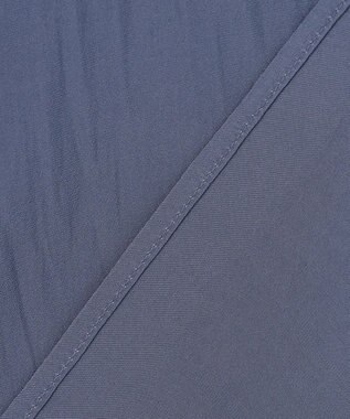 組曲 S ギャザーライトデシン ブラウス ダルブルー系