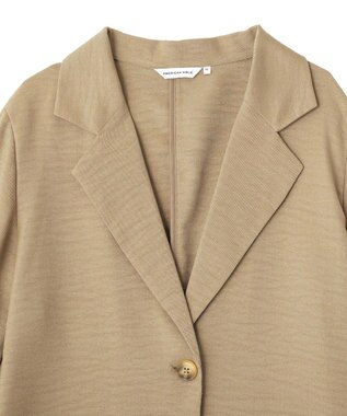 AMERICAN HOLIC リネンライクオーバーサイズジャケット Brown