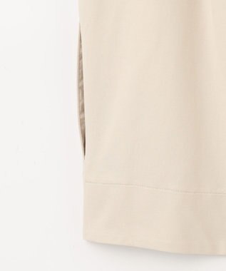 J.PRESS LADIES 【洗える】ツイルジャージー シャツ ジャケット グレージュ系