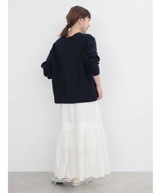 AMERICAN HOLIC 前振りニットプルオーバー Navy