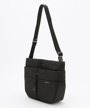 Y'SACCS ドローストリング コンビカラーショルダー ブラック