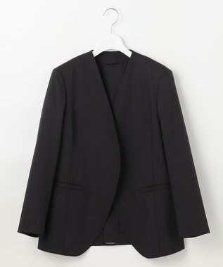 23区 L 【エステータ】ライトダブルクロス ジャケット ブラック系