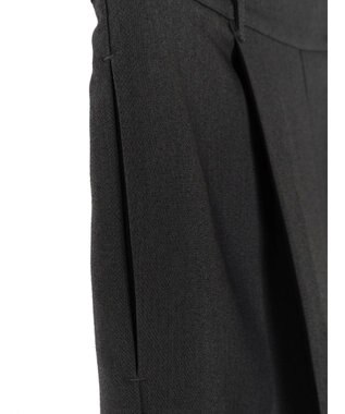 Green Parks あったかきれいシルエットストレートパンツ Gray