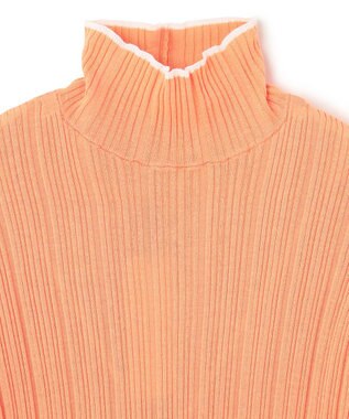 BEIGE， LUPINE / タートルニット Apricot×White