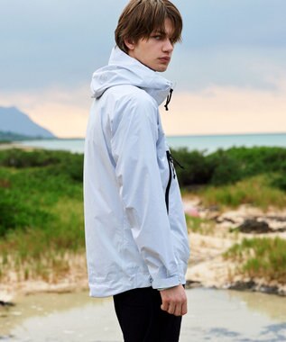 JOSEPH ABBOUD MOUNTAIN 【軽量/撥水/防風/透湿/ライナードッキング対応】ウルトラフライナイロン マウンテンシェルパーカー ホワイト系