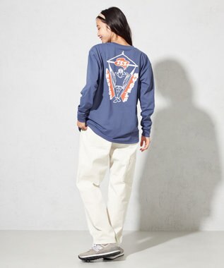 SHARE PARK LADIES 【UNISEX】UVカット アートコラボロングTシャツ〈Hammock〉（S・Mサイズ） アッシュネイビー